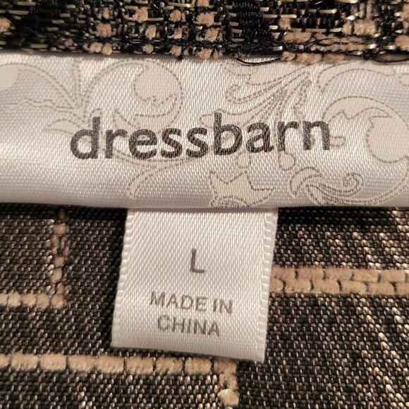 Dress Barn Burgundy Tan Beige Fall Colors Tapestry Zip Up Blazer Size Large - Picture 3 of 12